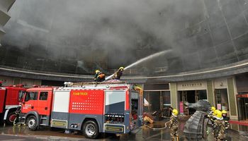 حريق في الصين