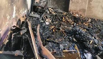 حريق في شقة عريس بسوهاج