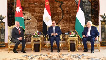 القمة الثلاثية المصرية الفلسطينية الاردنية