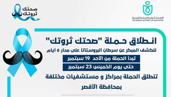 إقامة أول مبادرة مجانية في مصر والشرق الأوسط للكشف المبكر عن أمراض وسرطان البروستاتا للرجال داخل منشآت هيئة الرعاية الصحية بالاقصر 