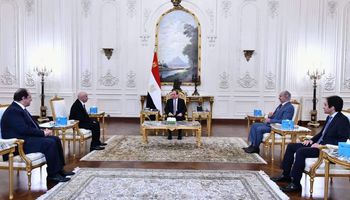 الرئيس السيسي يستقبل رئيس مجلس النواب الليبي والمشير خليفة حفتر