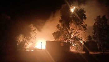 حريق داخل 3 منازل في قنا.. أرشيفية