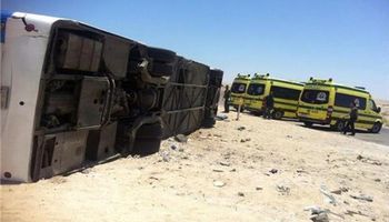 اصابة 5 عمال على طريق «الإسكندرية - مطروح»