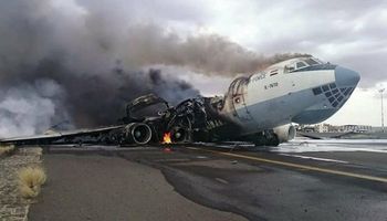  تحطم طائرة شحن في إندونيسيا 