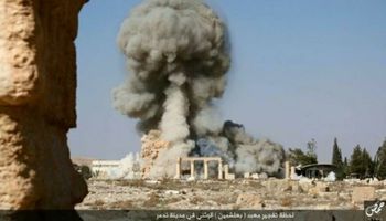 قصف صاروخي يطال محيط مدينة تدمر الأثرية