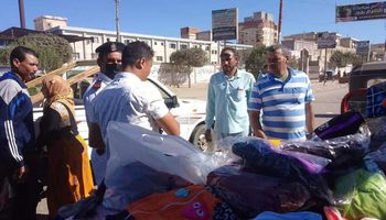 حملات لإزالة الإشغالات اليومية بشوارع مدينة الحامول 