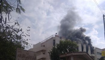 حريق مستشفى شبين الكوم