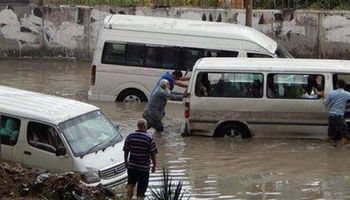 غرق الإسكندرية بمياه الأمطار