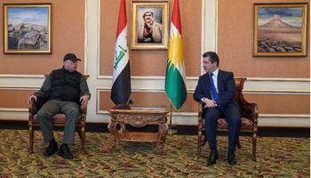 رئيس حكومة كردستان والحلبوسي