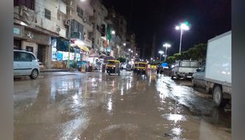 هطول أمطار وبرودة شديدة فى الطقس بكفر الشيخ