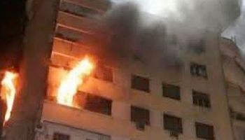  حريق في عقار سكني بمدينة نصر