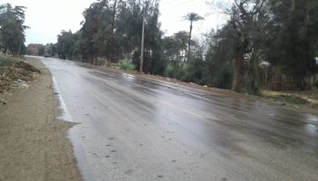 هطول الأمطار على بنى سويف 