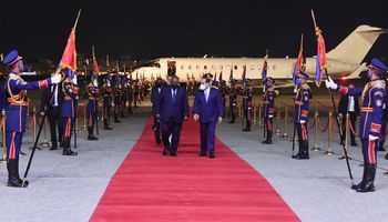 الرئيس السيسي يستقبل نظيره الجيبوتي