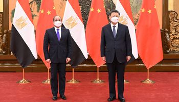 الرئيس الصيني والمصري