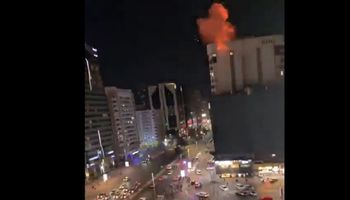 انفجار ضخم في أبو ظبي