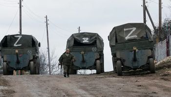 الحرف "Z" يميز المركبات العسكرية الروسية في أوكرانيا