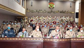 وزير الدفاع يشهد المرحلة الرئيسية لمشروع مراكز القيادة التعبوى  "باهر-21 " الذى ينفذه الجيش الثانى الميدانى