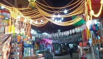 الزينة والأنوار تزين شوارع كفر الشيخ مع حلول شهر رمضان المبارك 
