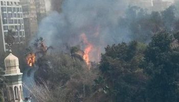 حريق حديقة الأورمان
