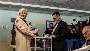 ماري لوبان مرشحة الرئاسة الفرنسية 