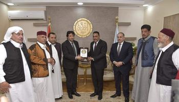 محافظ مطروح يلتقي بالقنصل الليبي  للتأكيد علي عمق العلاقات بين البلدين
