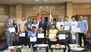 تكريم فريق «حقوق قنا» الحاصل على المركز الثالث في الدورة الرمضانية للجامعات