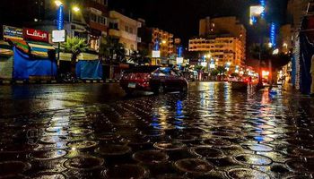 أمطار متوسطة علي مرسي مطروح والساحل الشمالي