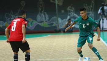 منتخب مصر ضد العراق كرة الصالات 