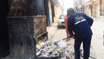 رفع 8 أطنان قمامة خلال حملة نظافة مكثفة بشوارع قنا