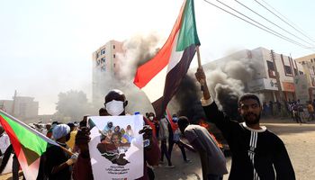 السودان مظاهرات كثيقة. 