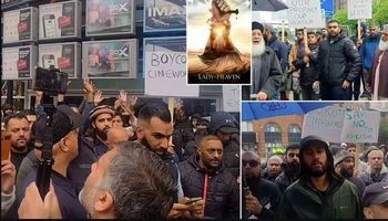 وقف عرض فيلم "سيدة الجنة"بعد احتجاجات مسلمي بريطانيا 