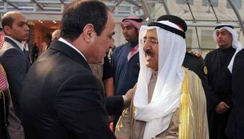 الرئيس السيسي مع أمير دولة الكويت