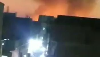 حريق هائل بمدينة أبوتشت في قنا