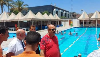رياضة كفر الشيخ  تكثف المتابعة على حمامات السباحة بالهيئات الرياضية وتوفير وسائل السلامة 