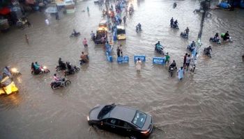 الأمطار الغزيرة في باكستان