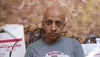 المهندس أحمد الفحار مريض السرطان