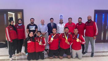 وزير الرياضة يستقبل بعثة منتخب مصر للكاراتيه 