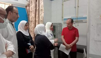 وكيل مديرية الصحة يتابع مستشفى الرحمانية 