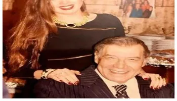 رانيا فريد شوقي ووالدها 