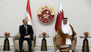 الرئيس السيسي في قطر