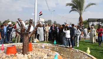 افتتاح الحديقة العامة بمدينة دشنا في قنا