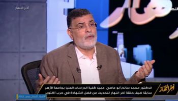 الدكتور سالم أبو عاصي عميد كلية الدراسات العليا لجامعة الأزهر سابقا