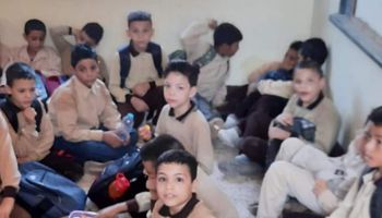 طلاب مدرسة كفر حمزة بشبين القناطر
