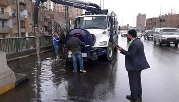 مياه مطروح: 84 سيارة ومعدة ومعدات شفط مياه استعدادا لموسم الشتاء