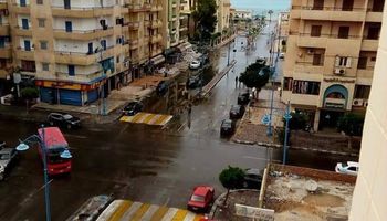 أمطار خفيفة تضرب مرسى مطروح والساحل الشمالي