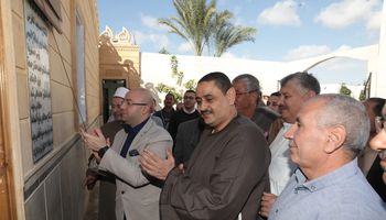 افتتاح مسجد عبده مغربى بقرية السعادنة 