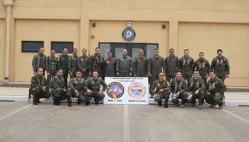 القوات الجوية المصرية واليونانية تنفذان التدريب الجوى المشرك ( مينا - 2 )