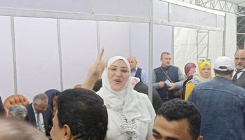 الدكتورة هناء الخبيري- الفائزة بأعلى الأصوات في انتخابات نادي السكة الحديد