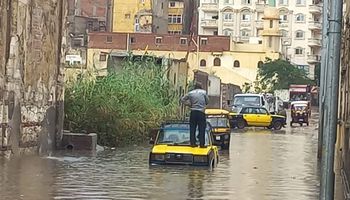 غرق شوارع الإسكندرية 