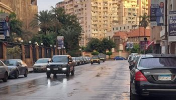 أمطار خفيفة بالاسكندرية 